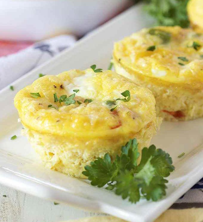 Omelet Cupcakes